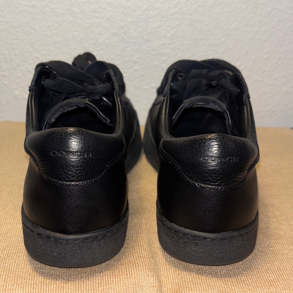 COACH Men's High Line Signature Logo Coated Canvas Sneakers - Picture 3 of 7